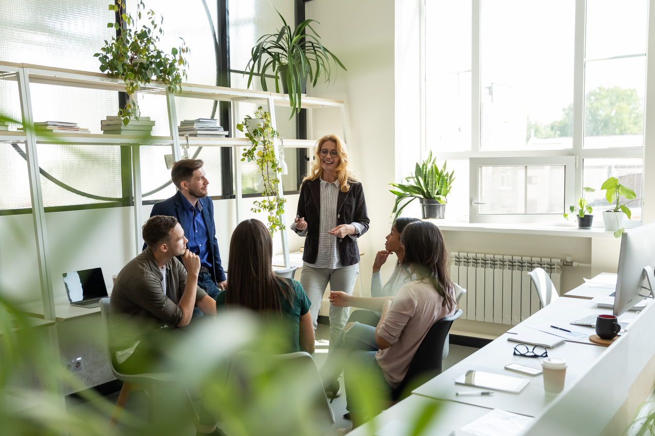 Business Team Having a Meeting